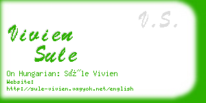 vivien sule business card